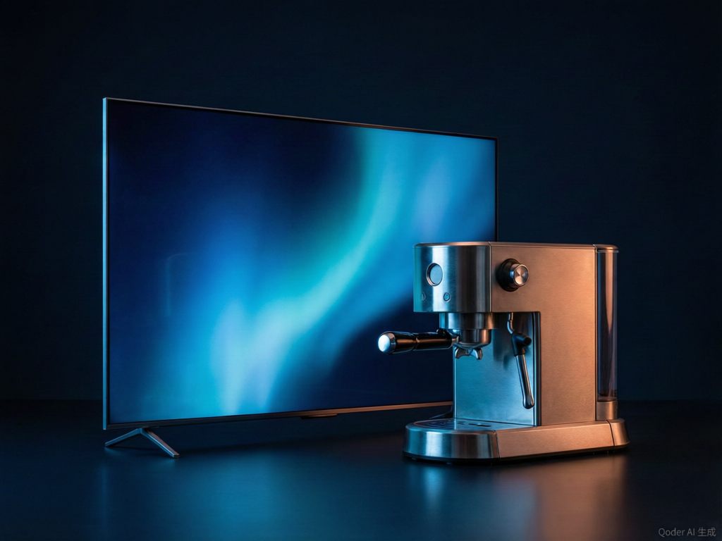 Flat-screen TVs and espresso machines